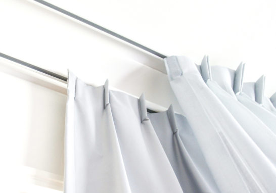 Whole Curtain Hardware, How To Fit A Curtain Track From The Ceiling
